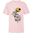 thumbnail image 1 of Disney and Pixar’s Dug Days Puppies I Love You and You - Short Sleeve T-Shirt for Kids – Customized-Soft Pink, 1 of 5