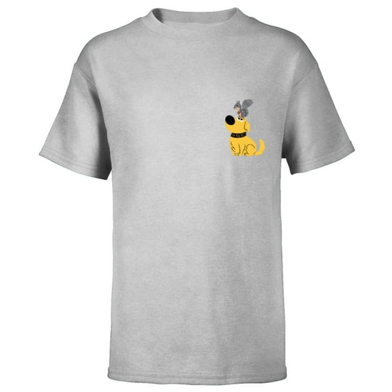 Disney and Pixar's Dug Days Squirrel - Short Sleeve T-Shirt for Kids – Customized-Athletic Heather