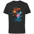 thumbnail image 1 of Disney and Pixar’s Elemental Find Your Glow and Flow - Short Sleeve Cotton T-Shirt for Adults - Customized-Black, 1 of 5