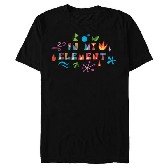 Disney and Pixar’s Elemental In My Element - Short Sleeve Blended T-Shirt for Adults - Customized-Black