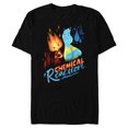 thumbnail image 1 of Disney and Pixar’s Elemental Natural Charmers - Short Sleeve Blended T-Shirt for Adults - Customized-Black, 1 of 5