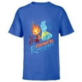 thumbnail image 1 of Disney and Pixar’s Elemental Natural Charmers - Short Sleeve T-Shirt for Kids - Customized-Royal, 1 of 5
