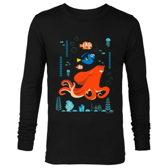 Disney and Pixar’s Finding Dory Marine Life - Long Sleeve T-Shirt for Men - Customized-Black