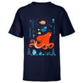 thumbnail image 1 of Disney and Pixar’s Finding Dory Marine Life - Short Sleeve T-Shirt for Kids - Customized-Navy, 1 of 5
