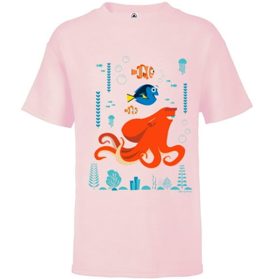 Disney and Pixar’s Finding Dory Marine Life - Short Sleeve T-Shirt for Kids - Customized-Soft Pink