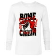 thumbnail image 1 of Disney and Pixar’s Finding Nemo Bruce the Shark Bone Chillin - Long Sleeve T-Shirt for Men - Customized-White, 1 of 5
