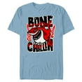 thumbnail image 1 of Disney and Pixar’s Finding Nemo Bruce the Shark Bone Chillin - Short Sleeve Blended T-Shirt for Adults - Customized-Ocean Blue, 1 of 5