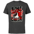 thumbnail image 1 of Disney and Pixar’s Finding Nemo Bruce the Shark Bone Chillin - Short Sleeve Cotton T-Shirt for Adults - Customized-Charcoal, 1 of 5