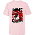 thumbnail image 1 of Disney and Pixar’s Finding Nemo Bruce the Shark Bone Chillin - Short Sleeve T-Shirt for Kids - Customized-Soft Pink, 1 of 5