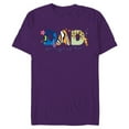 thumbnail image 1 of Disney and Pixar’s Finding Nemo Dad Father’s Day Birthday - Short Sleeve Blended T-Shirt for Adults - Customized-Purple, 1 of 5