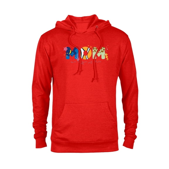 Disney and Pixar’s Finding Nemo Mom Mother’s Day Birthday - Pullover Hoodie for Adults - Customized-Red