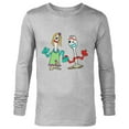 thumbnail image 1 of Disney and Pixar’s Forky and Karen - Long Sleeve T-Shirt for Men - Customized-Athletic Heather, 1 of 5