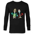 thumbnail image 1 of Disney and Pixar’s Forky and Karen - Long Sleeve T-Shirt for Men - Customized-Black, 1 of 5