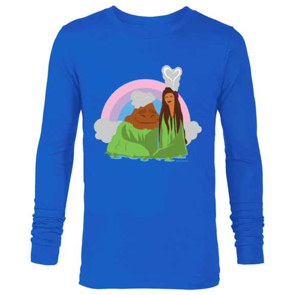 Disney and Pixar’s I Lava You Romantic Valentine’s Day - Long Sleeve T-Shirt for Men - Customized-Navy