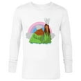 thumbnail image 1 of Disney and Pixar’s I Lava You Romantic Valentine’s Day - Long Sleeve T-Shirt for Men - Customized-White, 1 of 5