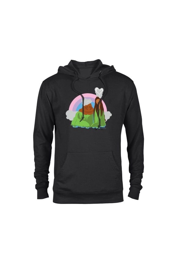 Disney and Pixar’s I Lava You Romantic Valentine’s Day - Pullover Hoodie for Adults - Customized-Black