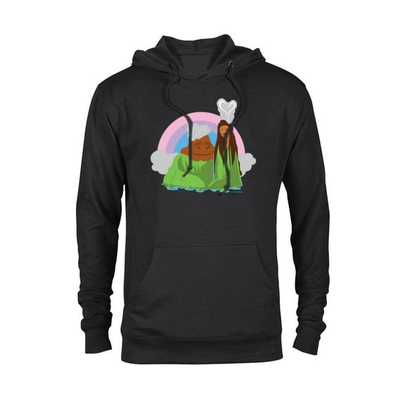 Disney and Pixar’s I Lava You Romantic Valentine’s Day - Pullover Hoodie for Adults - Customized-Black
