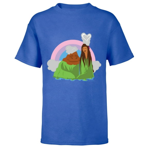 Disney and Pixar’s I Lava You Romantic Valentine’s Day - Short Sleeve T-Shirt for Kids - Customized-Royal