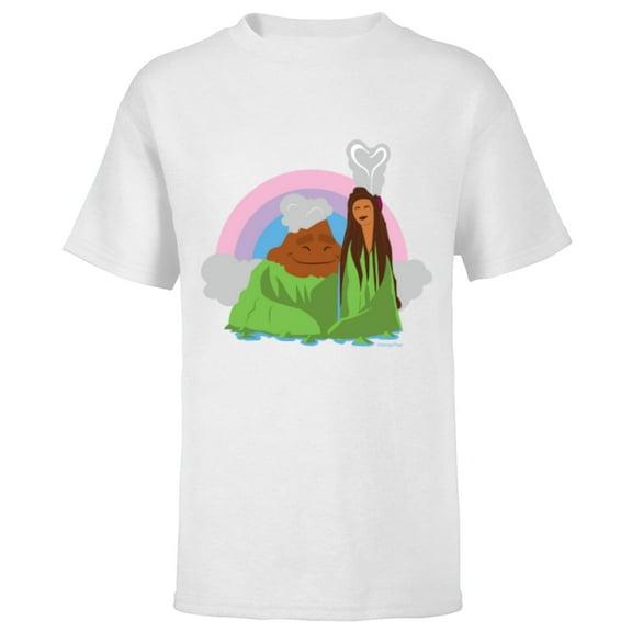 Disney and Pixar’s I Lava You Romantic Valentine’s Day - Short Sleeve T-Shirt for Kids - Customized-White