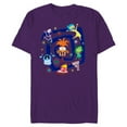 thumbnail image 1 of Disney and Pixar’s Inside Out 2 Anxiety Emotional Spiral- Short Sleeve Blended T-Shirt for Adults - Customized-Purple, 1 of 5