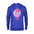 thumbnail image 1 of Disney and Pixar’s Inside Out 2 Embarrassment Costume- Pullover Hoodie for Adults - Customized-Royal, 1 of 5