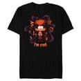 thumbnail image 1 of Disney and Pixar’s Inside Out 2 Emotions Anxiety I’m Fine- Short Sleeve Blended T-Shirt for Adults - Customized-Black, 1 of 5