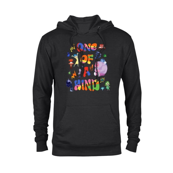 Disney and Pixar’s Inside Out 2 Emotions One of a Kind- Pullover Hoodie for Adults - Customized-Black