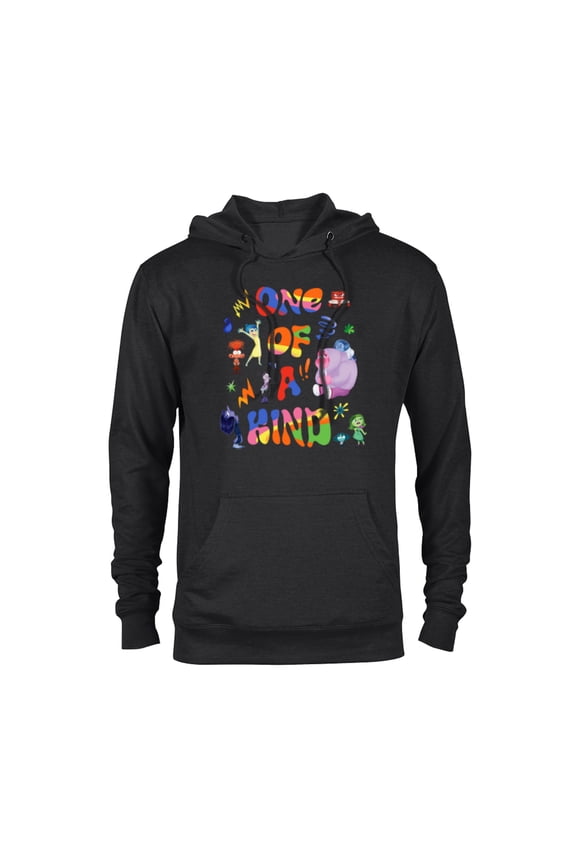 Disney and Pixar’s Inside Out 2 Emotions One of a Kind- Pullover Hoodie for Adults - Customized-Black