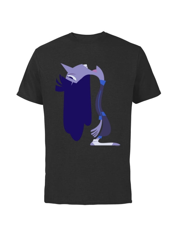 Disney and Pixar’s Inside Out 2 Ennui Big Profile Costume- Short Sleeve Cotton T-Shirt for Adults - Customized-Black