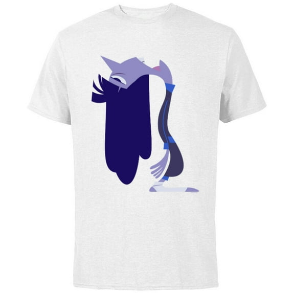Disney and Pixar’s Inside Out 2 Ennui Big Profile Costume- Short Sleeve Cotton T-Shirt for Adults - Customized-White