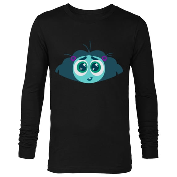 Disney and Pixar’s Inside Out 2 Envy Big Face Costume- Long Sleeve T-Shirt for Men - Customized-Black
