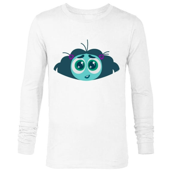 Disney and Pixar’s Inside Out 2 Envy Big Face Costume- Long Sleeve T-Shirt for Men - Customized-White