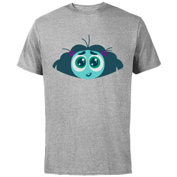 Disney and Pixar’s Inside Out 2 Envy Big Face Costume- Short Sleeve Cotton T-Shirt for Adults - Customized-Athletic Heather