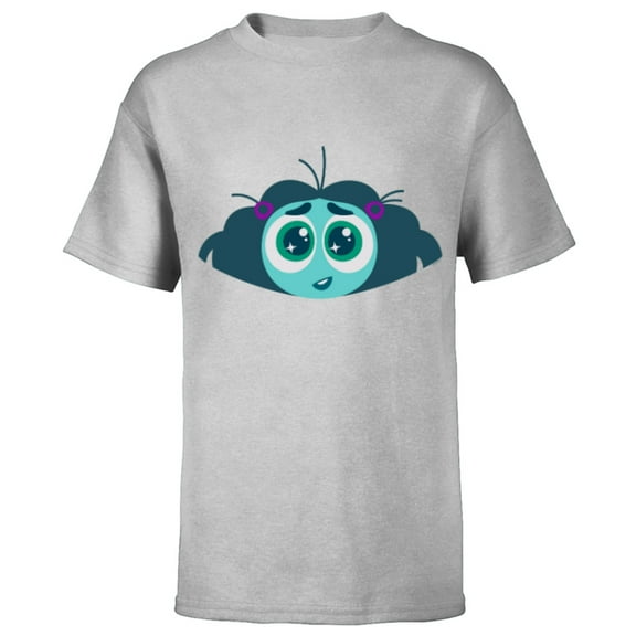 Disney and Pixar’s Inside Out 2 Envy Big Face Costume- Short Sleeve T-Shirt for Kids - Customized-Athletic Heather