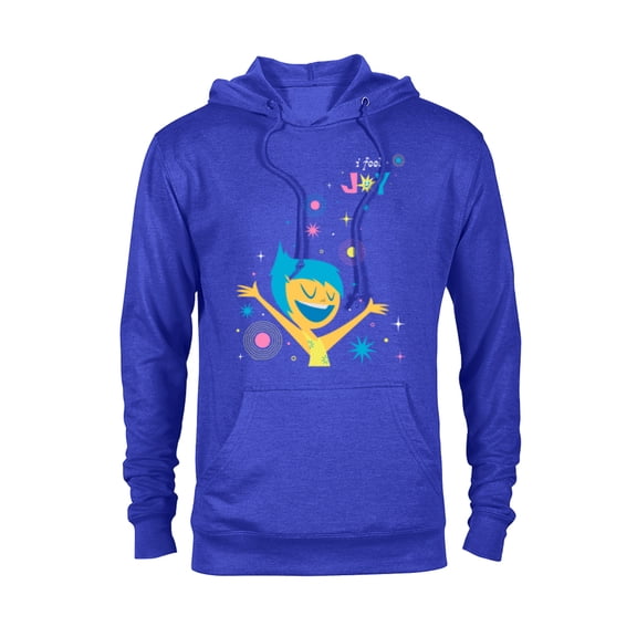 Disney and Pixar’s Inside Out 2 Happy Emotions I Feel Joy- Pullover Hoodie for Adults - Customized-Navy