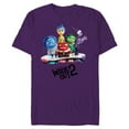 thumbnail image 1 of Disney and Pixar’s Inside Out 2 New Emotions Official Poster- Short Sleeve Blended T-Shirt for Adults - Customized-Purple, 1 of 5
