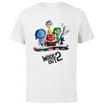 thumbnail image 1 of Disney and Pixar’s Inside Out 2 New Emotions Official Poster- Short Sleeve Cotton T-Shirt for Adults - Customized-White, 1 of 5