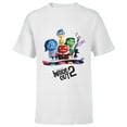 thumbnail image 1 of Disney and Pixar’s Inside Out 2 New Emotions Official Poster- Short Sleeve T-Shirt for Kids - Customized-White, 1 of 5