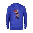 thumbnail image 1 of Disney and Pixar’s Inside Out 2 Toony Colors Anxiety & Fear- Pullover Hoodie for Adults - Customized-Royal, 1 of 5