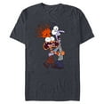 thumbnail image 1 of Disney and Pixar’s Inside Out 2 Toony Colors Anxiety & Fear- Short Sleeve Blended T-Shirt for Adults - Customized-Navy Heather, 1 of 5