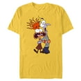 thumbnail image 1 of Disney and Pixar’s Inside Out 2 Toony Colors Anxiety & Fear- Short Sleeve Blended T-Shirt for Adults - Customized-Yellow, 1 of 5