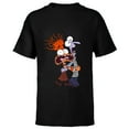 thumbnail image 1 of Disney and Pixar’s Inside Out 2 Toony Colors Anxiety & Fear- Short Sleeve T-Shirt for Kids - Customized-Black, 1 of 5