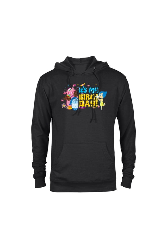 Disney and Pixar’s Inside Out Bing Bong It’s My Birthday - Pullover Hoodie for Adults - Customized-Black
