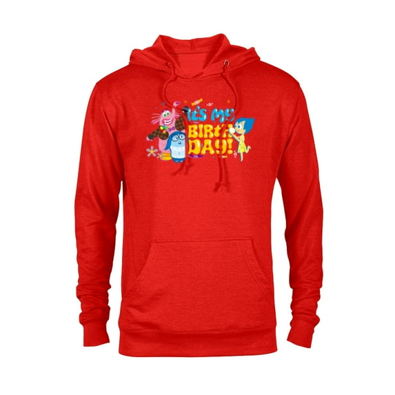 Disney and Pixar’s Inside Out Bing Bong It’s My Birthday - Pullover Hoodie for Adults - Customized-Red