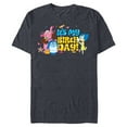 thumbnail image 1 of Disney and Pixar’s Inside Out Bing Bong It’s My Birthday - Short Sleeve Blended T-Shirt for Adults - Customized-Navy Heather, 1 of 5