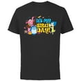 thumbnail image 1 of Disney and Pixar’s Inside Out Bing Bong It’s My Birthday - Short Sleeve Cotton T-Shirt for Adults - Customized-Black, 1 of 5