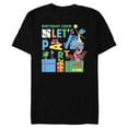 thumbnail image 1 of Disney and Pixar’s Inside Out Birthday Crew Let’s Party - Short Sleeve Blended T-Shirt for Adults - Customized-Black, 1 of 5
