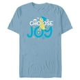 thumbnail image 1 of Disney and Pixar’s Inside Out Choose Joy - Short Sleeve Blended T-Shirt for Adults - Customized-Ocean Blue, 1 of 5