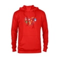 thumbnail image 1 of Disney and Pixar’s Inside Out Emotions Heart - Pullover Hoodie for Adults – Customized-Red Heather, 1 of 5