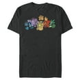 thumbnail image 1 of Disney and Pixar’s Inside Out Emotions Watercolor Flowers - Short Sleeve Blended T-Shirt for Adults - Customized-Dark Heather, 1 of 5